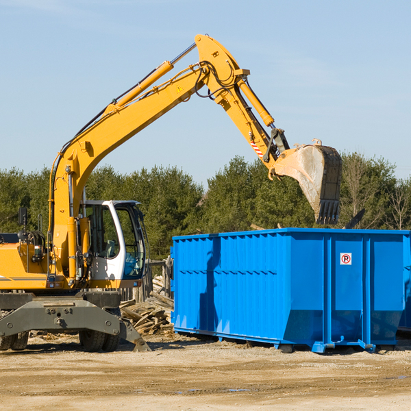 can i choose the location where the residential dumpster will be placed in Mansfield Connecticut